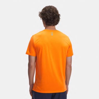 Under Armour Men&#039;s UA Launch T-Shirt Squad Orange / Reflective