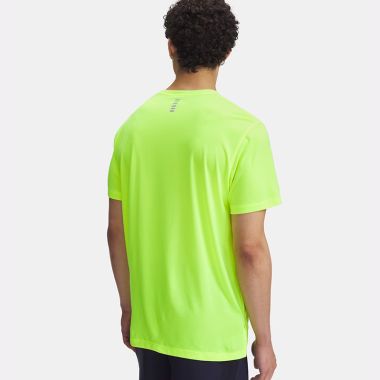 Under Armour Men&#039;s UA Launch T-Shirt High Vis Yellow / Reflective