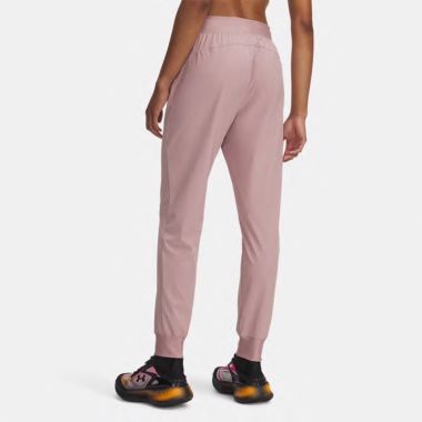 Under Armour Women&#039;s UA Rival High-Rise Woven Pants Tourmaline Pink / Maroon Mist