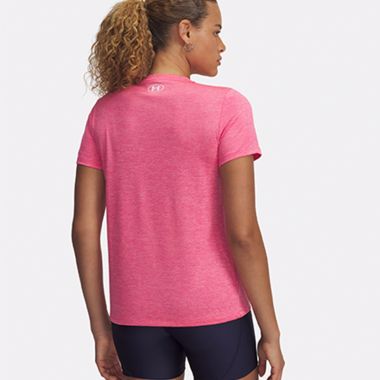 Under Armour Women&#039;s UA Tech™ Twist T-Shirt Super Pink / White