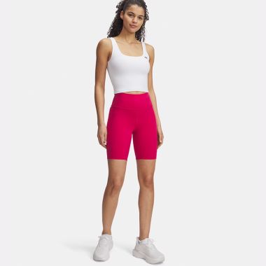 Under Armour Women&#039;s Motion Bike Shorts Shaded Fuchsia / White