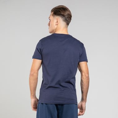 O&#039;Neills Clare GAA Men&#039;s Venture Pima Cotton T-Shirt Marine / Silver
