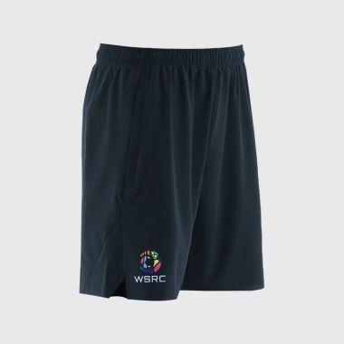 Warlingham Squash and Racketball Club Kids' Woven Shorts Coloured Crest