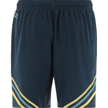 Tipperary GAA Kids&#039; Weston Training Shorts Marine / Yellow / Blue
