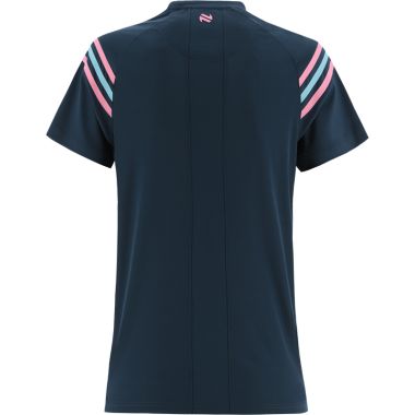 Donegal GAA Women&#039;s Weston T-Shirt Marine / Pink / Green