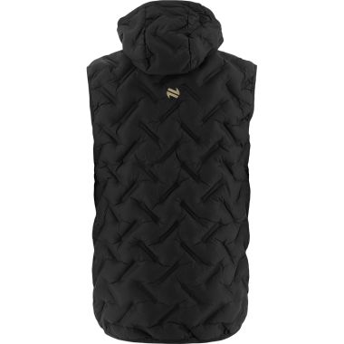 Galway GAA Kids&#039; Weston Hooded Padded Gilet Black / Red / Beige