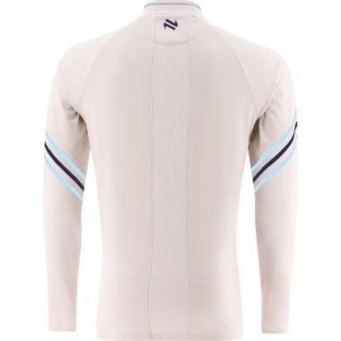 Dublin GAA Kids&#039; Weston Brushed Half Zip Top Beige / Blue / Marine