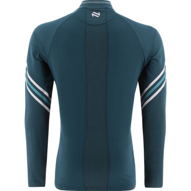 Donegal GAA Kids&#039; Weston Brushed Half Zip Top Marine / Grey / Green