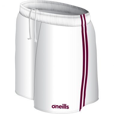 Wolfe Tones GAC Melbourne Kids&#039; Mourne Shorts White