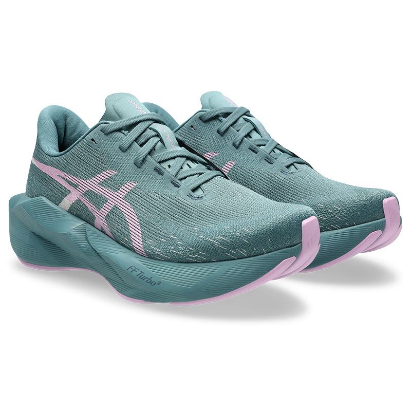 Women's Green ASICS Novablast 6 Running Shoes from O'Neills.