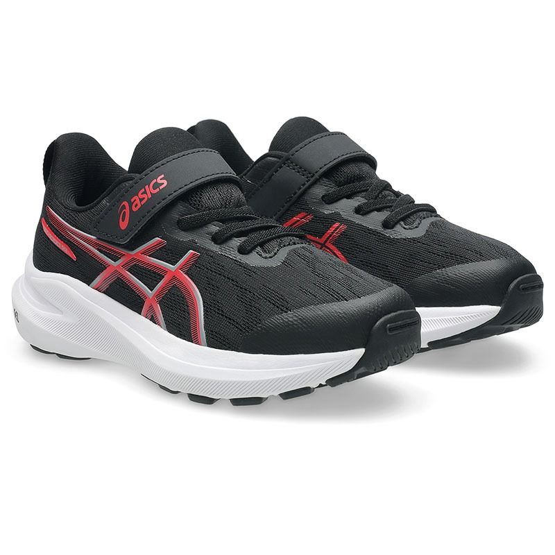 ASICS Kids' GT-1000 14 Junior Running Shoes Black / Speed Red- AW26