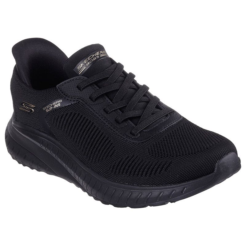Black Skechers Women's Bobs Squad Chaos Current Muse Trainers from O'Neills