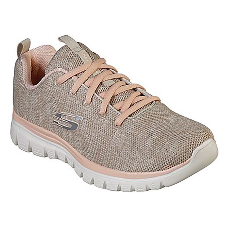 Twisted Fortune Trainers Natural Coral 