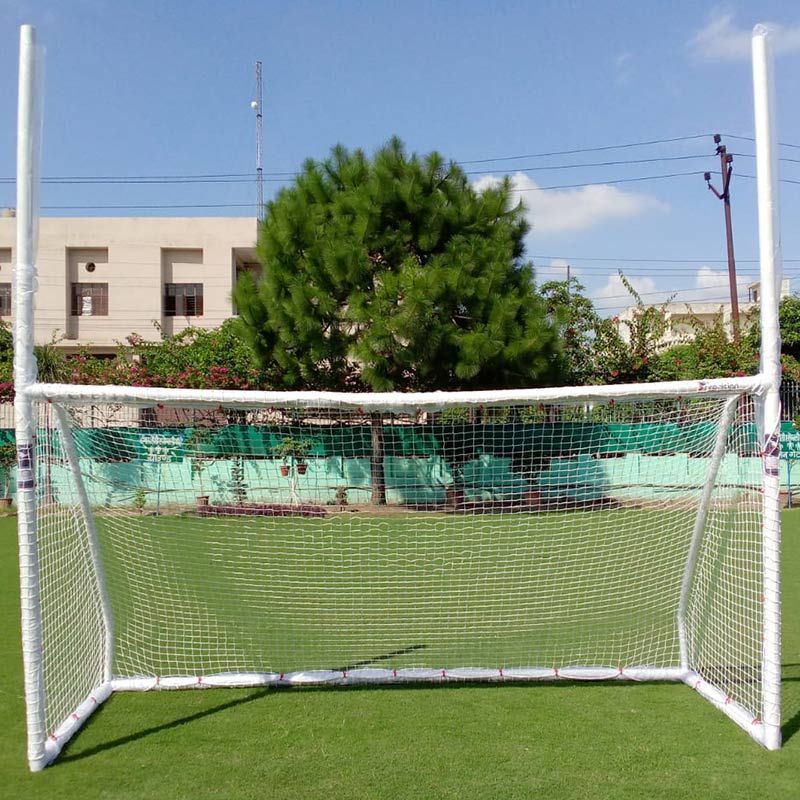 Precison 12' x 6' goal posts made with super strong and flexible plastic composite from O'Neills
