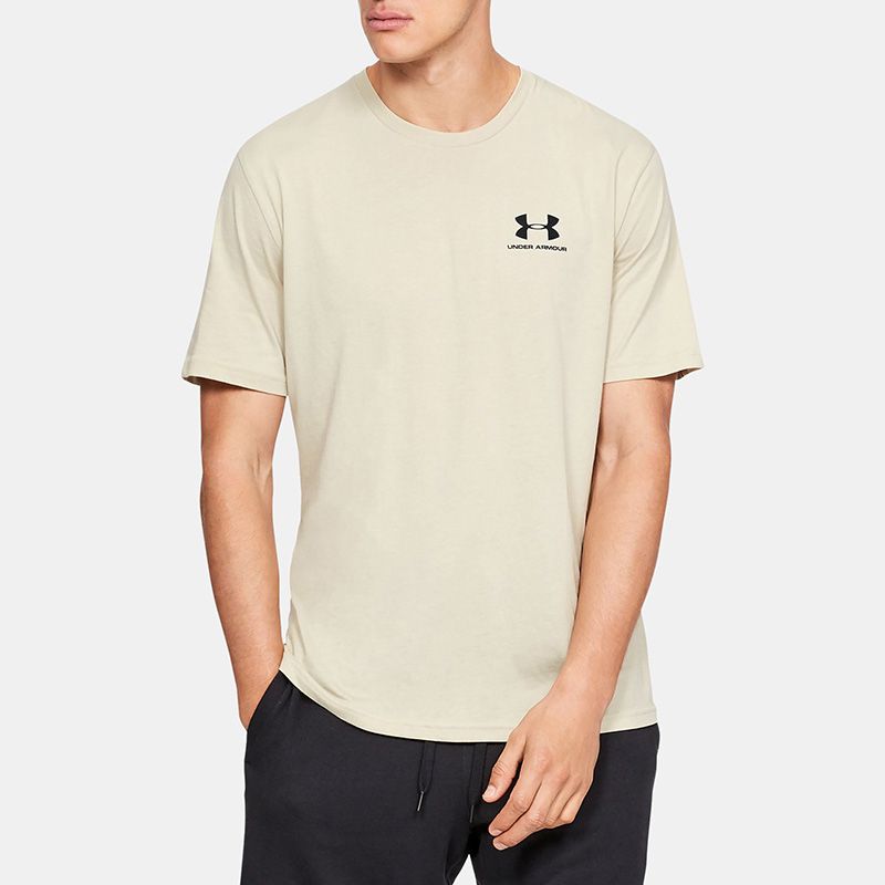 Beige Men's Under Armour Sportstyle T-Shirt from O'Neills