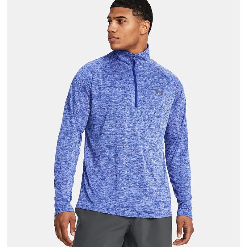 Blue Under Armour Men's UA Tech™ ½ Zip Top from O'Neill's.