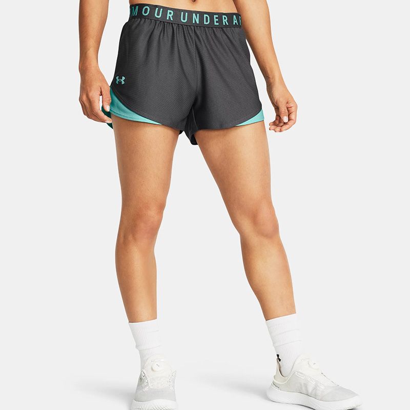Grey Women's Under Armour Play Up Shorts 3.0 from O'Neills.