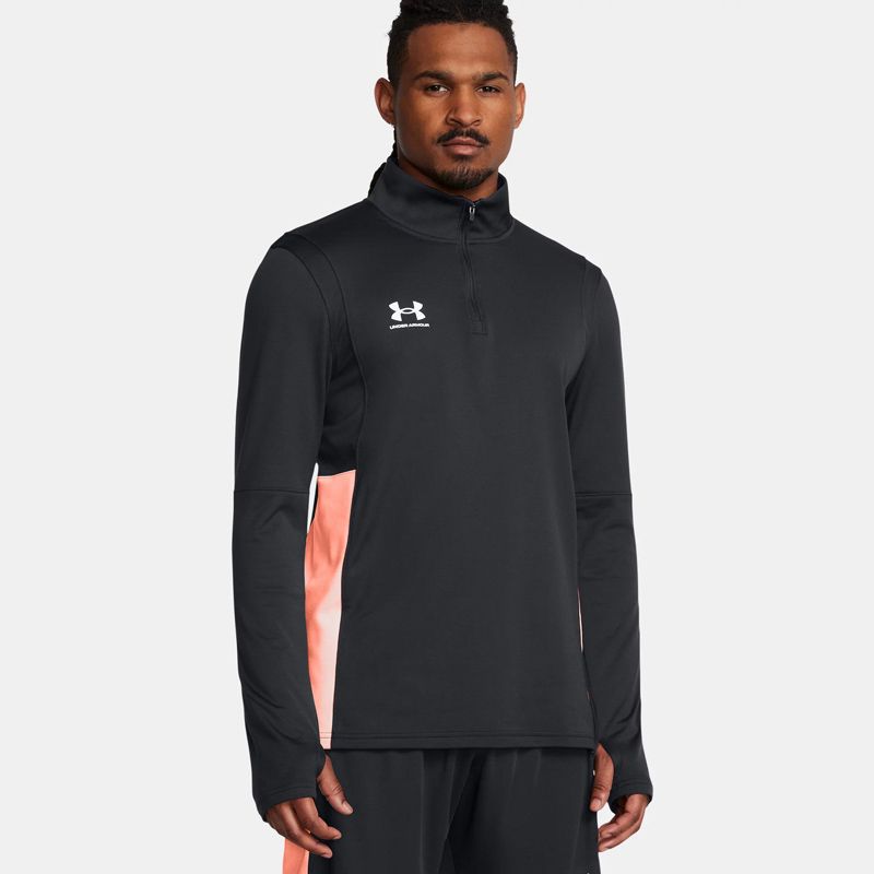 Black Under Armour Men's UA Challenger Midlayer top from O'Neills