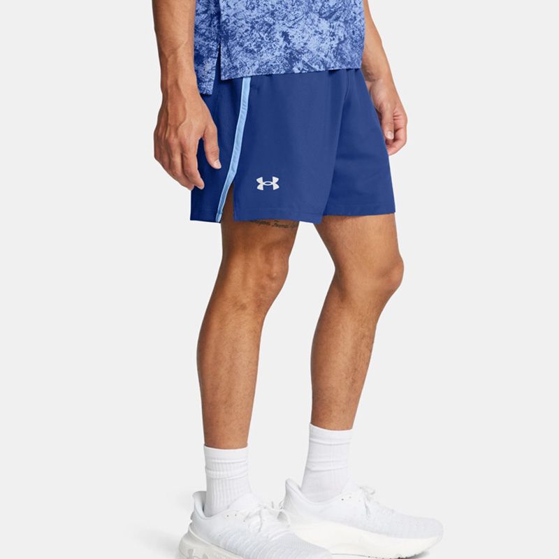 Blue Under Armour Men's UA Launch 7" Shorts from O'Neills