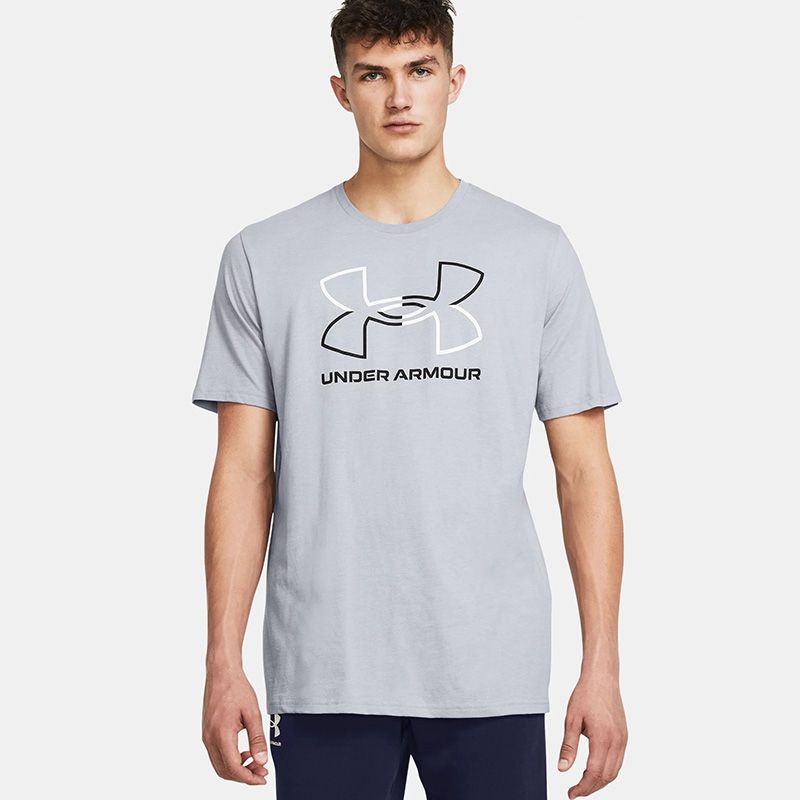 Grey Under Armour Men's UA Foundation T-Shirt from O'Neills