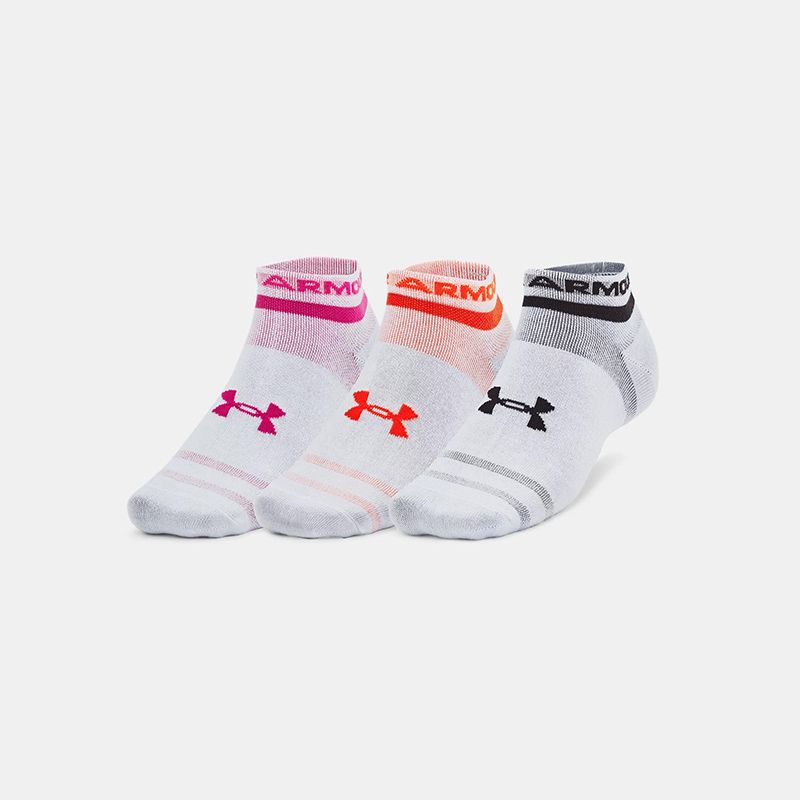 White Under Armour Unisex Essential Low Cut Socks 3 Pack from O'Neill's.