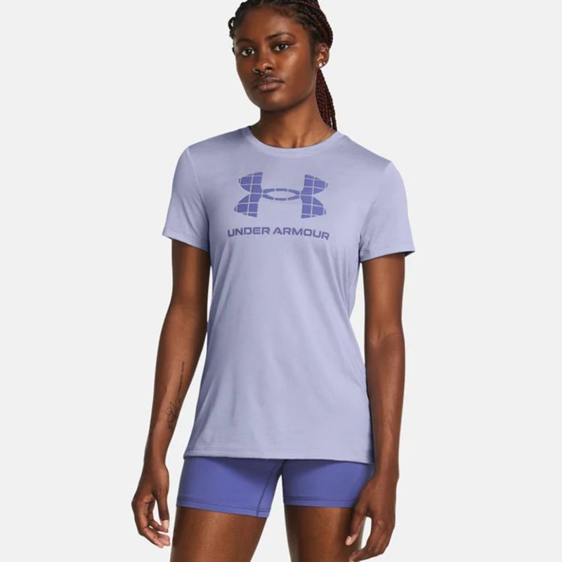 Purple Under Armour Women's UA Tech Big Logo T-Shirt from O'Neill's.