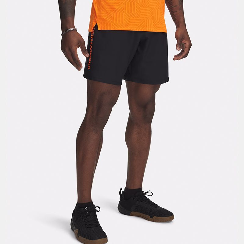 Black Under Armour Men's UA Woven Wordmark Shorts from O'Neills