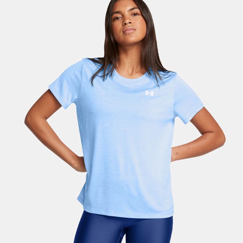 Blue Under Armour Women's UA Tech™ Twist T-Shirt from O'Neill's.