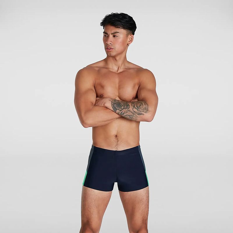 Blue / Green Speedo Men's Dive Aquashort, with Drawstring waist from O'Neills.