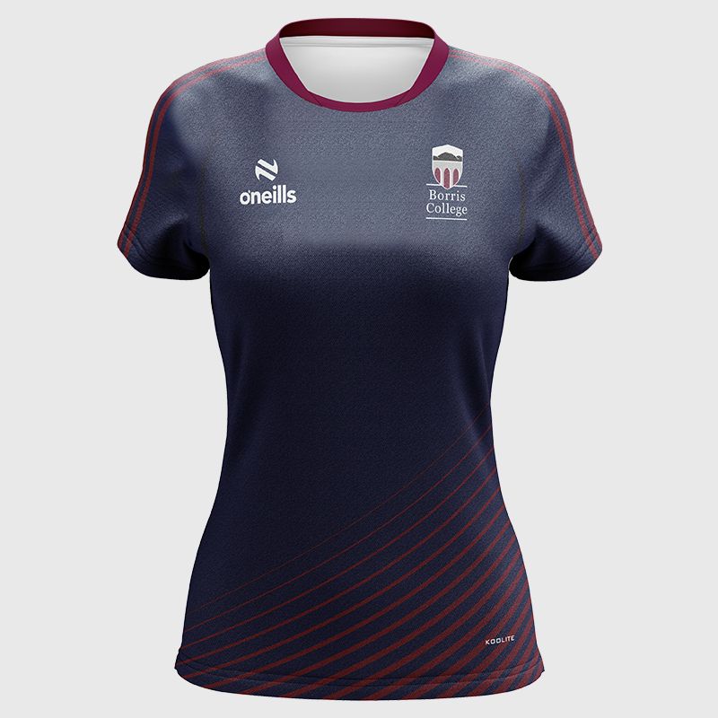 Borris College Women's Fit Short Sleeve Training Top