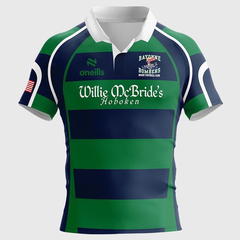 Bayonne Bombers RFC Rugby Match Team Fit Jersey