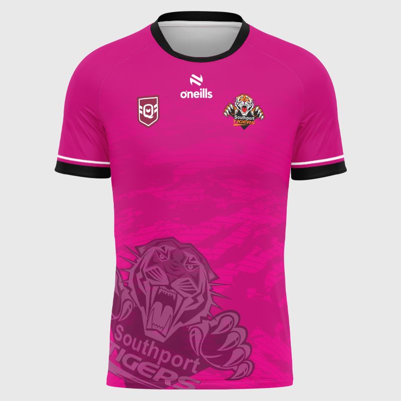Southport Tigers Rugby League Printed Games Shirt