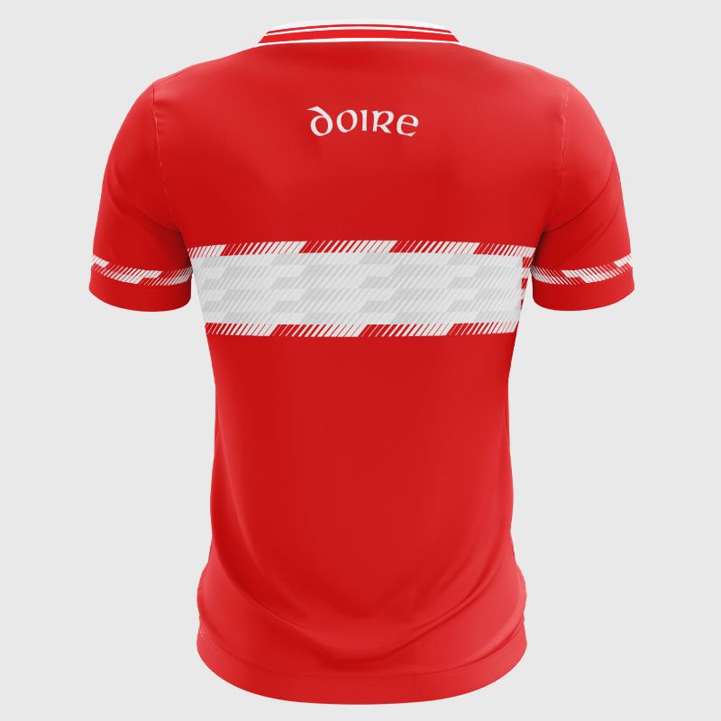 O’Neills Red Derry LGFA Kids'' Home Jersey 2025 from O’Neills. 