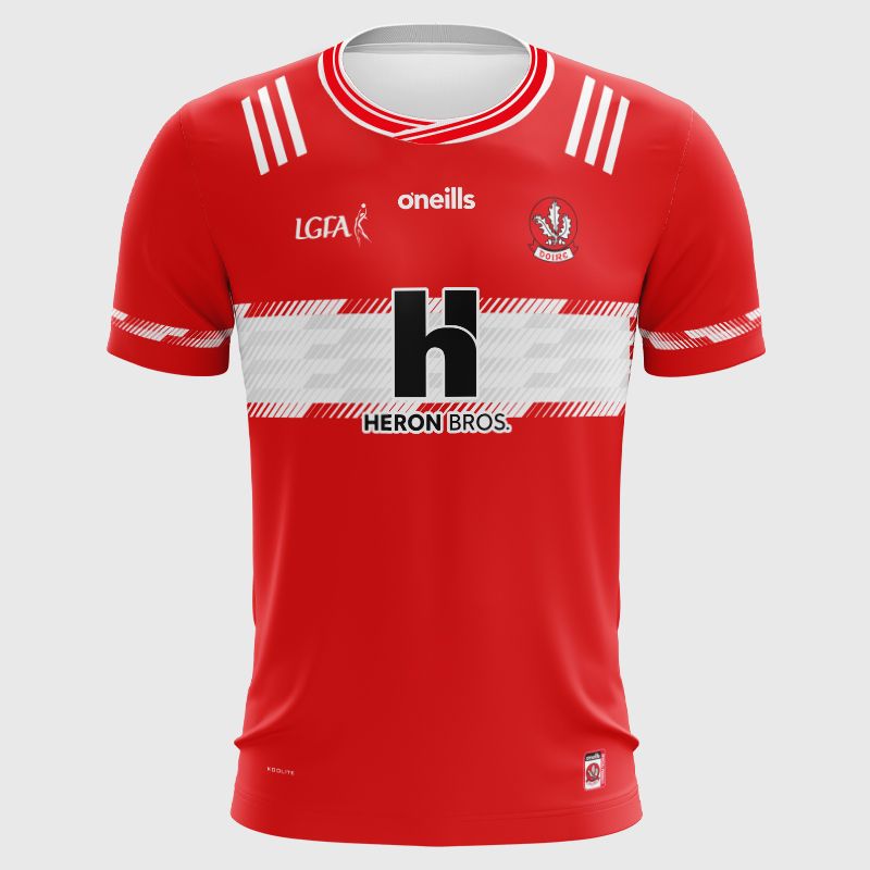 O’Neills Red Derry LGFA U14s Goalkeeper Jersey 2025 from O’Neills. 