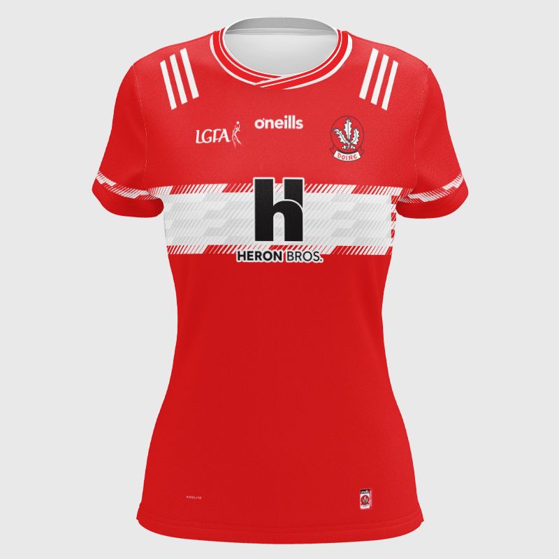 O’Neills Red Derry LGFA U14s Goalkeeper Jersey 2025 from O’Neills. 
