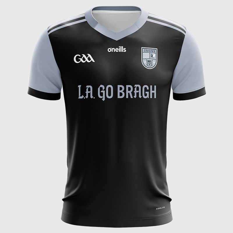 O'Neills L.A. Go Bragh Jersey Black with LA Cougars GFC in aid of essential LA wildfire relief funds.