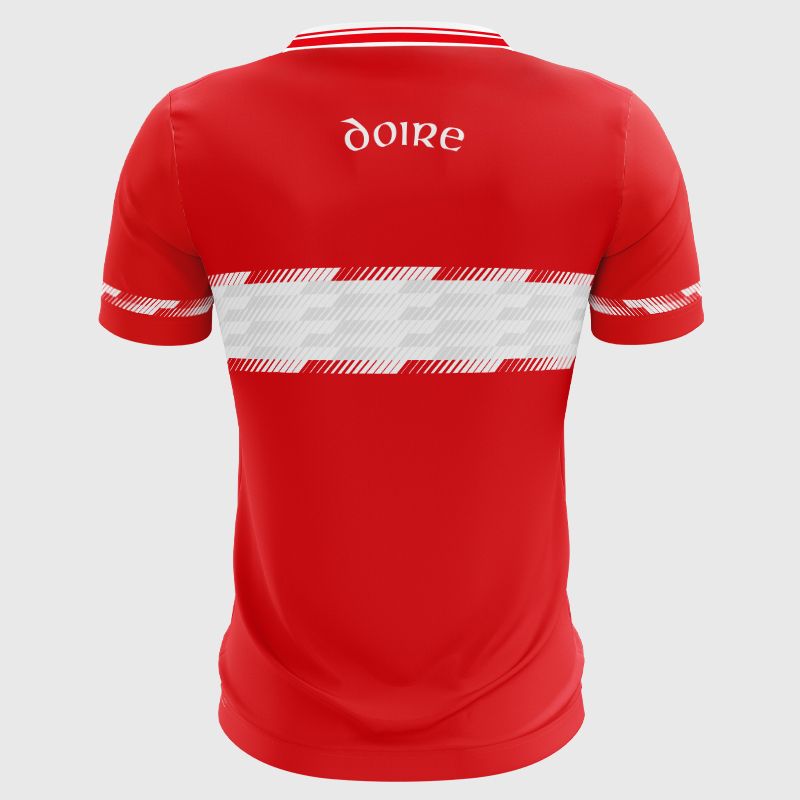 O’Neills Red Derry LGFA Kids Home Jersey 2025 from O’Neills. 