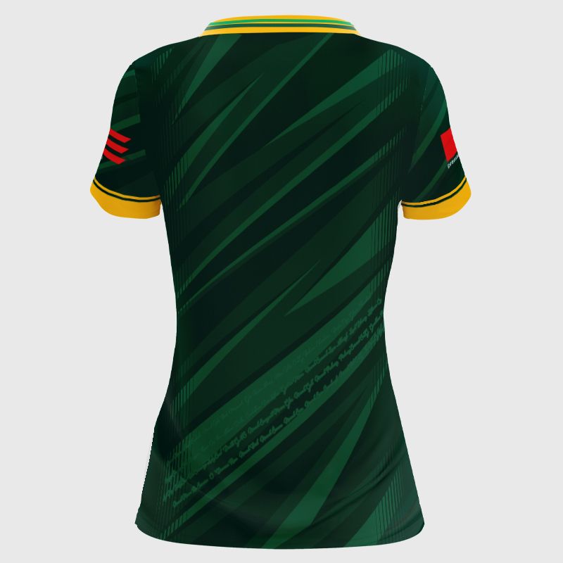 O’Neills Green Antrim Camogie Women's Away  Jersey 2025 by O’Neills.