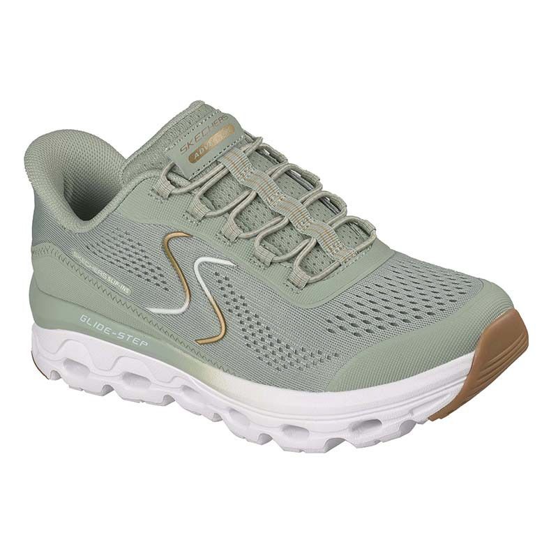 Women's Green Skechers Slip-Ins: Glide-Step Sole Trainers from O'Neills.