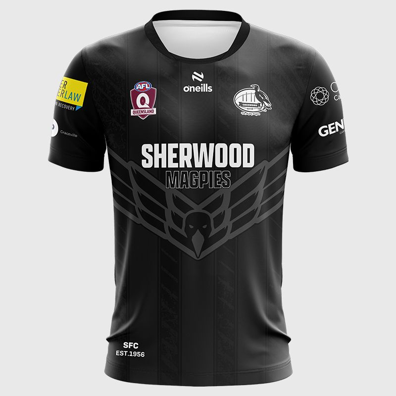 Sherwood magpies AFC Printed Games Shirt