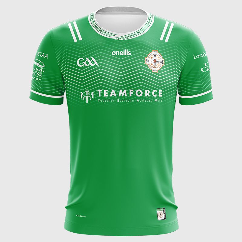 Green London GAA Men's Junior Football Jersey from O'Neills.