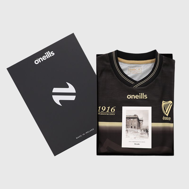Men's Black 1916 Commemoration Jersey Gift Box O'Neill's.