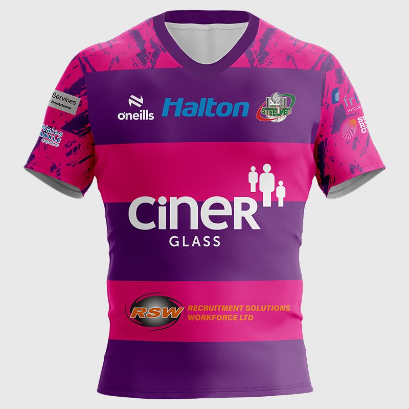 Ebbw Vale RFC Rugby Match Team Fit Jersey