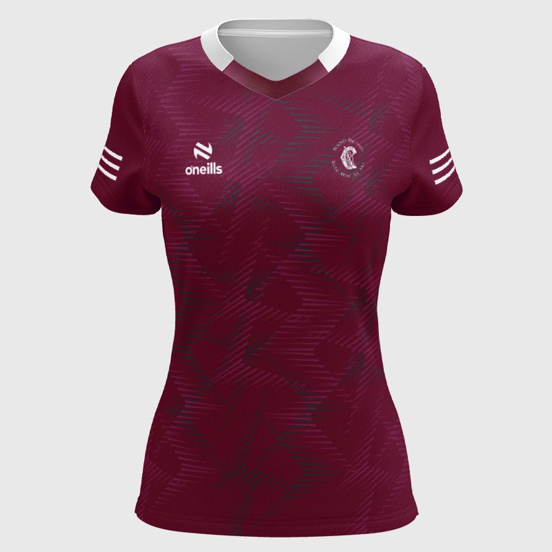St. Brenda's Camogie Club Women's Fit Short Sleeve Training Top
