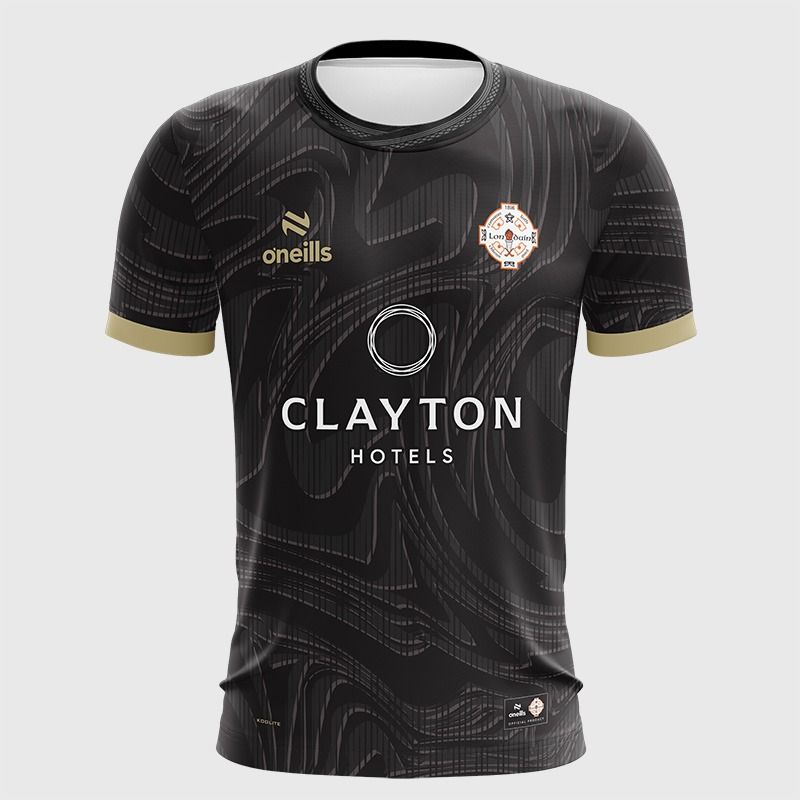 Black London GAA Kids' Short Sleeve Training Top 2026 from O’Neills.