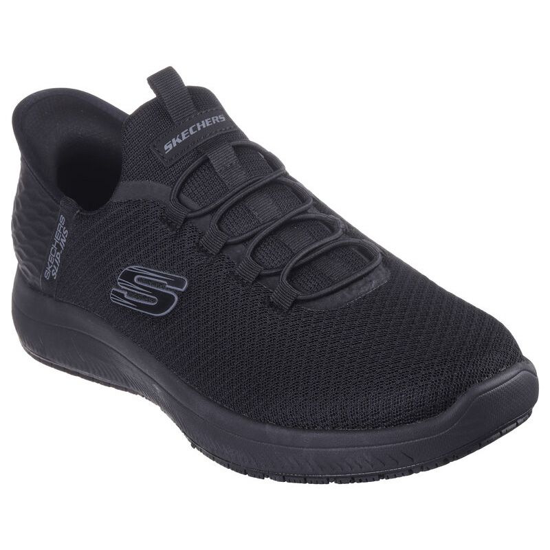 Black Men's Skechers Work: Summits Slip-Resistant Colsin Trainers from O'Neills.