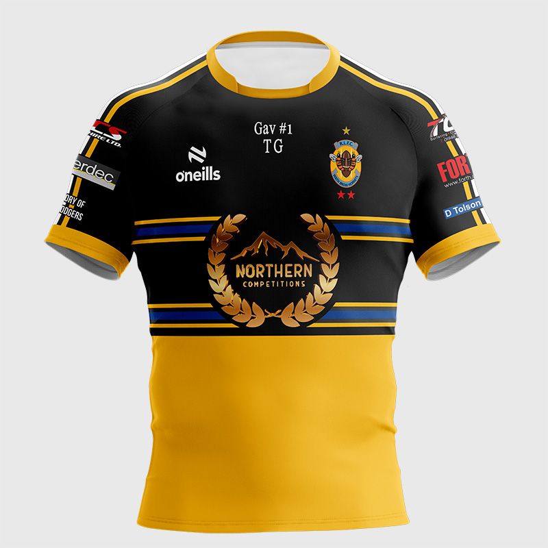 Wath Brow Hornets Open Age Kids' Rugby Replica Jersey
