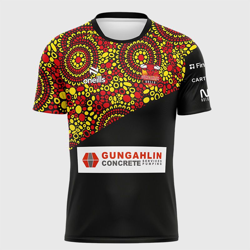 Gungahlin Bulls Kids' Printed Games Shirt
