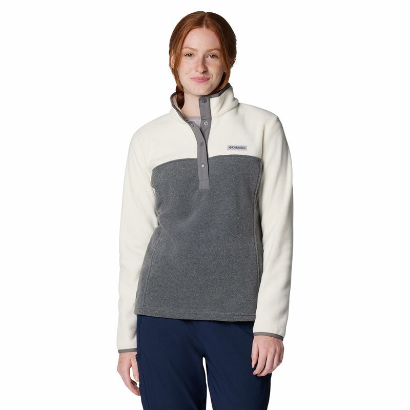 Grey Columbia Women's Benton Springs™ 1/2 Snap Pull Over Top from O'Neills.