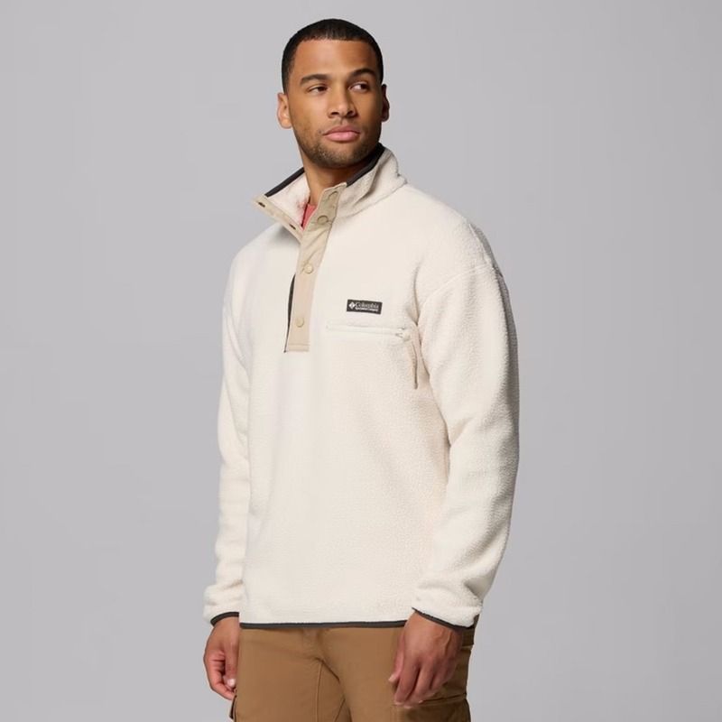 Columbia Men's Helvetia™ II Half Snap Fleece Chalk From O'Neills